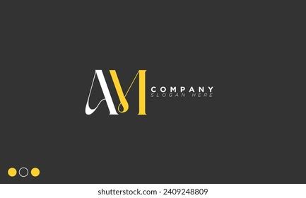 Alphabet Letters Initials Monogram Logo Ma Stock Vector Royalty Free