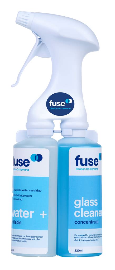 Fuse Dilution On Demand Glass Cleaner Concentrate Chew Cleaning Hygiene And Washroom