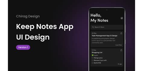 Keep Notes App Ui Design Figma