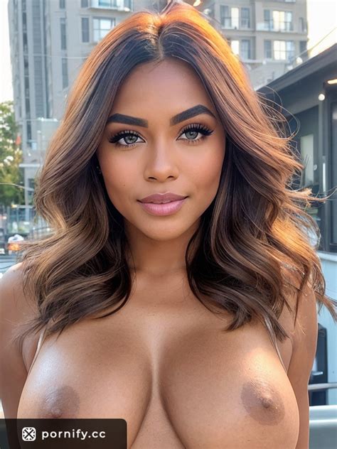 Sultry Milf In Purple Lipstick Posing In Front Of Studio Background