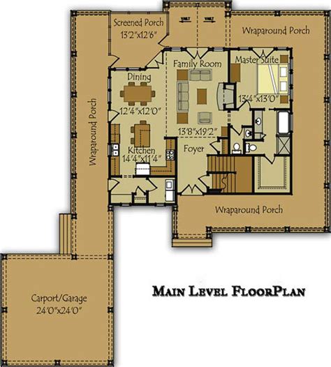 4 Bedroom House Floor Plans With Wrap Around Porch | Floor Roma