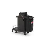 Guestsupply Us Suncast Commercial High Security Cleaning Cart Black