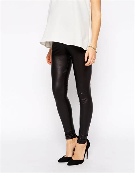 Asos New Look Leather Leggings For Women