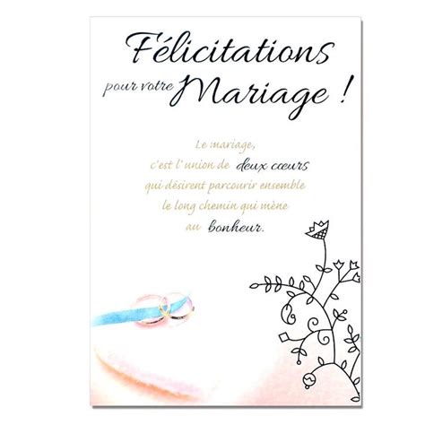 Mod Le Lettre De F Licitations Pour Mariage Dans Cartes Mots Du Bonheur