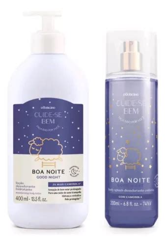 Boticário Combo Cuide se Bem Boa Noite Body Splash 200ml