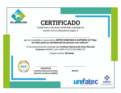Cqt É Reconhecido Pelo Mec - Certificado Reconhecido pelo MEC - Instituto Nacional de Artes Marc...