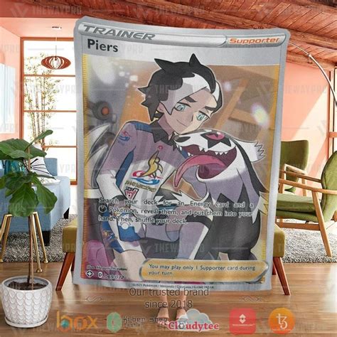 HOT Anime Pokemon Piers Shining Fates Trainer Blanket Express Your Unique Style With BoxBoxShirt