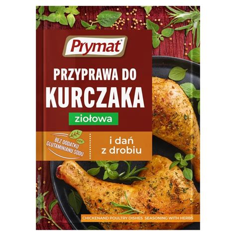 Prymat Przyprawa do kurczaka i dań z drobiu ziołowa 30 g Zakupy