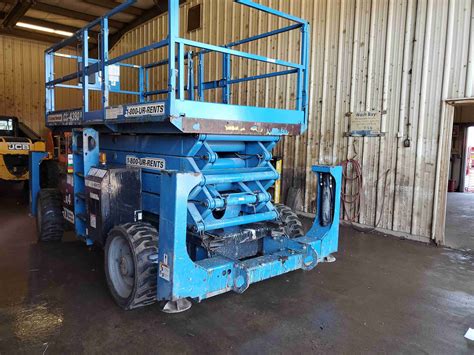 Used 2014 Genie Gs 4390 Rt Rough Terrain Scissor Lift For Sale In