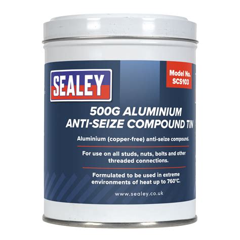 Aluminium Anti Seize Compound 500g Tin Mdtools