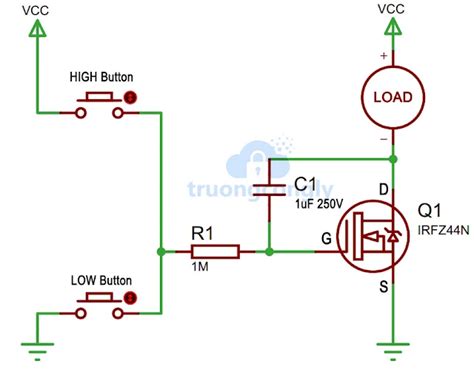 Diy 12v Led Dimmer Với Mosfet Irfz44n Và Tụ Điện Ac 1uf Viết Bởi