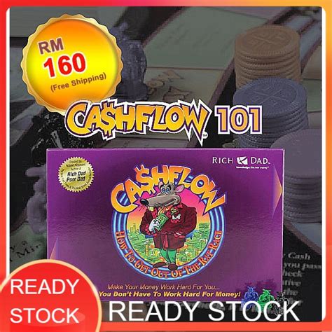 Original Cashflow 101 Boardgame Cashflow 202 Full Set Rich Poor Dad