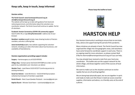 Understanding the geographical layout of the harston parish area 9