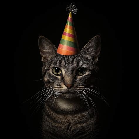 Black Cat Party Hat Images Free Download On Freepik