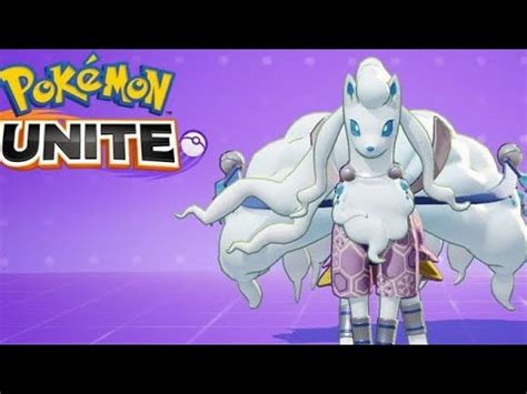 Gameplay With Alolan Ninetales Pokemon Unite Gameplay Youtube