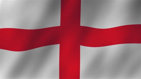 England Flag Loop Stock Video Footage For Free Download