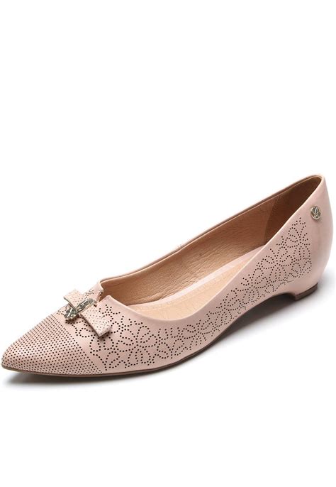 Sapatilha Couro Bottero Perfuros Nude Compre Agora Dafiti Brasil