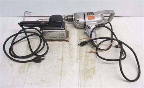 Skil Model 542 1 2 Deluxe Drill Craftsman Sander Model 110 7650