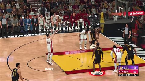 Los Angeles Lakers Vs Miami Heat Game 6 Nba 2k21 Youtube