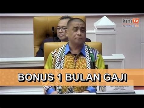 Perak Umum Bonus Untuk Semua Adun Speaker Youtube