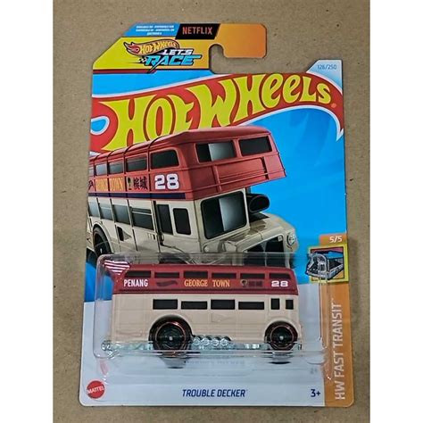 Hot Wheels Trouble Decker Penang Case F 2024 Shopee Malaysia