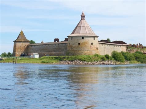 landmarks  places  interest  shlisselburg information    map