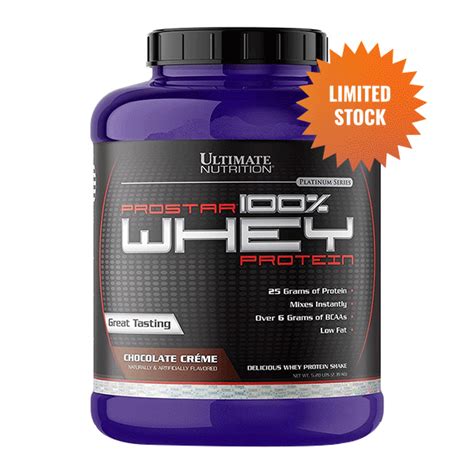 Buy Ultimate Nutrition Prostar Whey Protein 5.28lbs from SOS