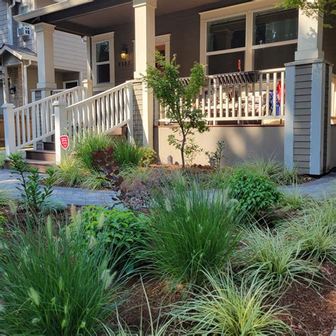Portland Four Square Front Yard Traditional Landscape Portland