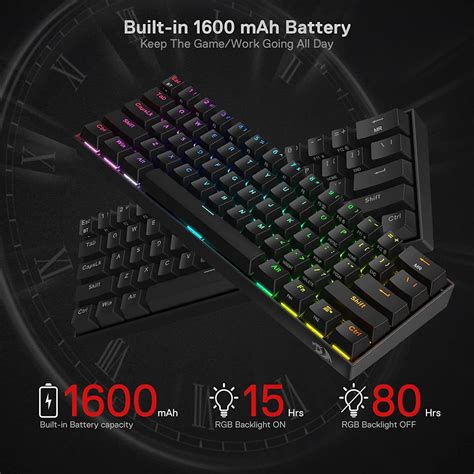 Redragon K Pro Draconic Teclado Mec Nico Rgb Inal Mbrico In