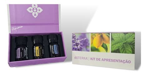 Kit Doterra De Apresentação Com 3 Óleos Essenciais 5ml Cada Frete Grátis