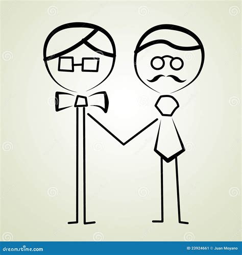 Gay Men Wedding Couple Stock Illustration Illustration Of Card 23924661