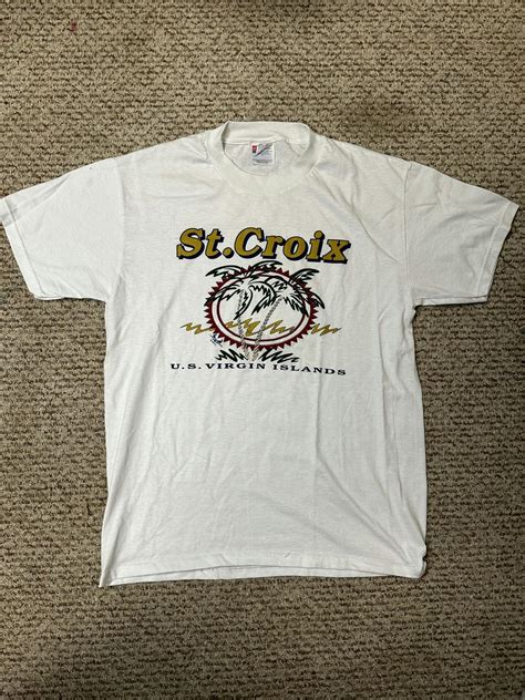 Vintage Vintage St Croix Hanes White T Shirt Grailed