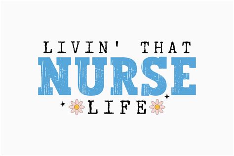 Retro Nurse Quote Svg Livin That Nurse Graphic By Svg Box Creative