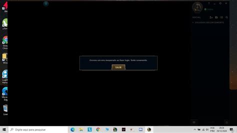 League Of Legends Corrigindo Erro De Login YouTube