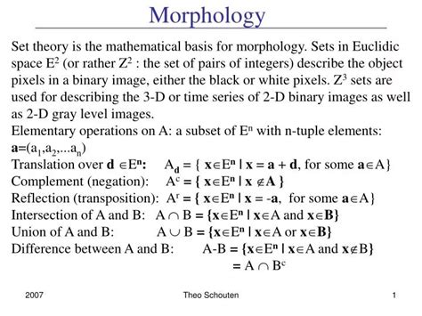 morphology powerpoint    id