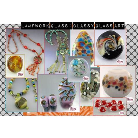 Lampwork Glass Classy Art Glass By Andreadesigns1 On Polyvore Collage Art Collages Lampwork