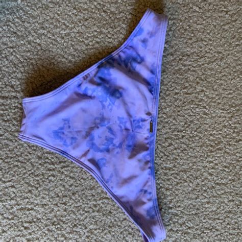 Tie Dye Hollister Bikini Bottom This Bathing Suit Is Depop