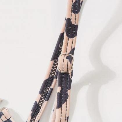 Bikini Swimsuit Bikini Digital Print Sexy Leopard Split V Top Swimsuit On Luulla