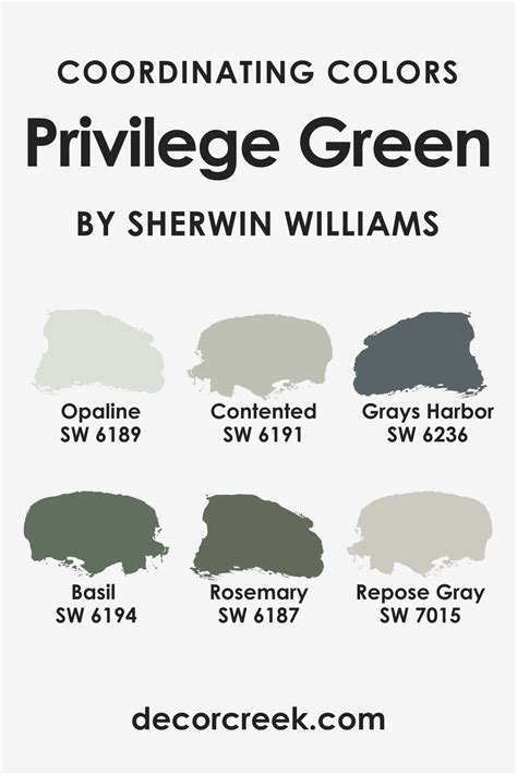 Privilege Green Sw 6193 Paint Color By Sherwin Williams