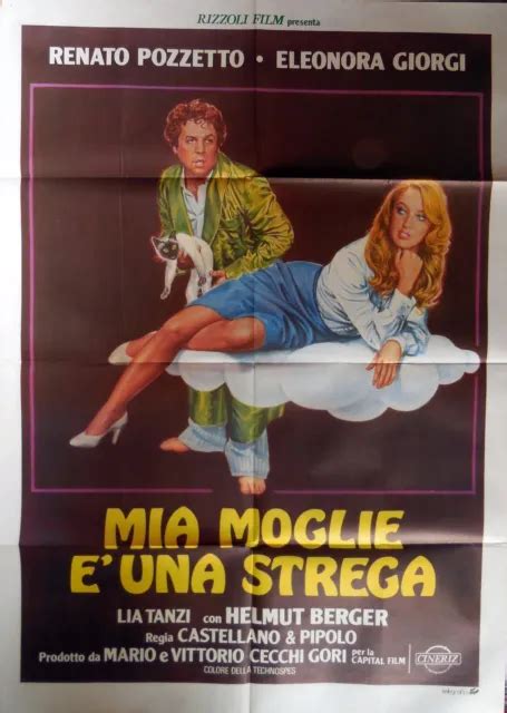 MANIFESTO MOVIE POSTER 2F Mia moglie è una strega renato pozzetto