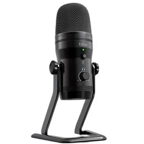 Wireless Black Fifine K Studio Recording Usb Microphone At Rs