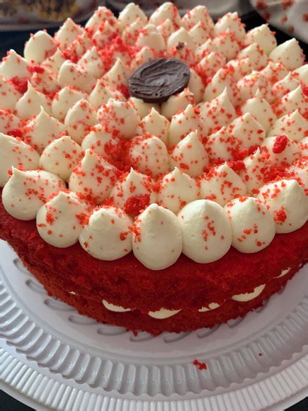 Naked Cake Red Velvet Zero A Car Sem Trigo Elo