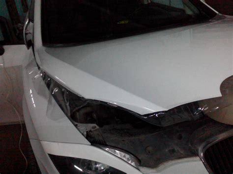 Антигравийная пленка на капот — SEAT Leon (Mk II), 1,6 л, 2012 года ...