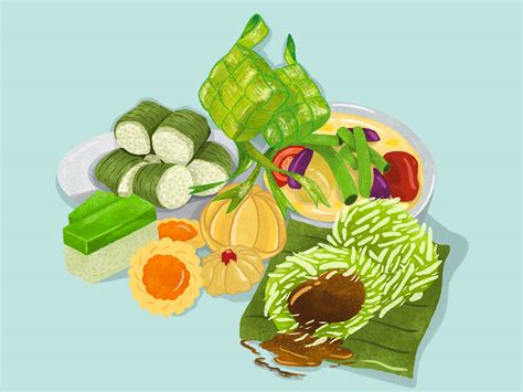 Makanan Hari Raya Behance