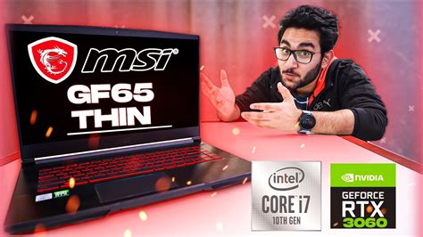 A Thin Gaming Laptop Msi Gf Thin I Th Gen Rtx Youtube