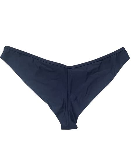 Wicked Weasel Lycra 2595 Lined Cheeky Bikini Bottom Navy NEW Medium EBay