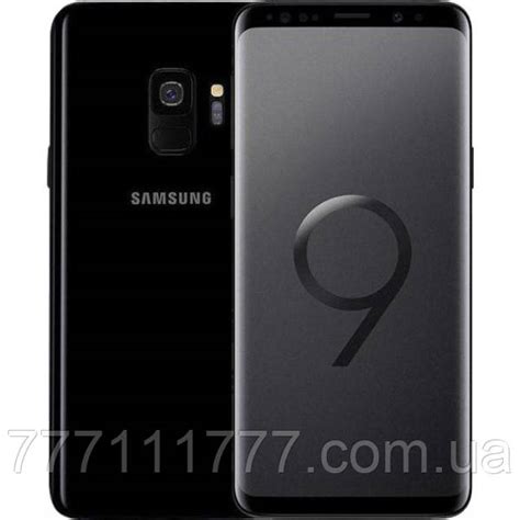 Смартфон Samsung Galaxy S9 64GB SM-G960FKZD Midnight Black DUOS, 4G ...