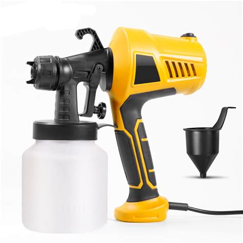 Large Power Electric Paint Spray Gun 600W 1000ML Sprayer For Home Gardening For Painting Hand ...