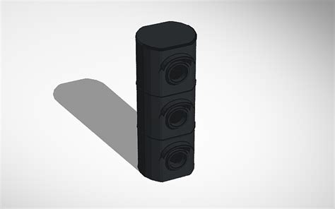 3d Design Traffic Light 45cmh X 17cml Fullmodel Tinkercad
