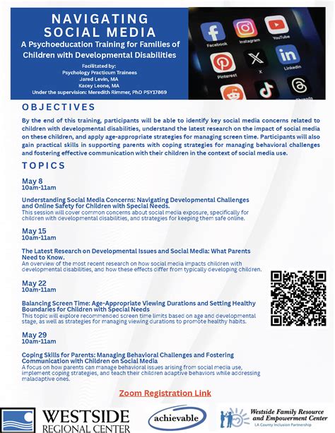 Navigating Social Media – A Psychoeducation Training For Families of